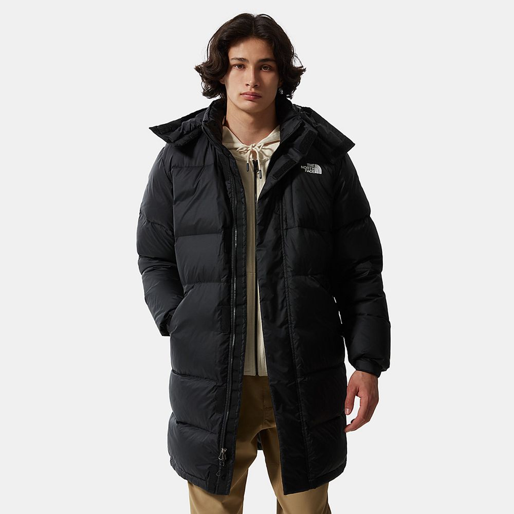 The North Face Parka Mens Australia - The North Face Long Insulated Black (GCD-803724)